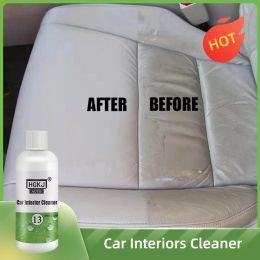 HGKJ 13 Liquid Leather Refreshing Kit 1:8 Dilute Foam Cleaner Spray Plastic Restorer Renovator for Furniture Car Interior Clean