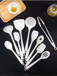Kitchen Tools Non-stick Spatula Silicone Shovel Heat Resistant Cooking Ladel Colander Spoons Gadgets
