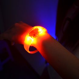 10pcs LED Glowing Luminous Voice Control Color Wristband Bracelet Party Carnival Bar Adult Children Toys Christmas