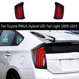 Car Accessories Taillights Streamer Turn Signal Indicator For Toyota PRIUS Hybrid LED Tail Light 09-14 Brake Running Reverse Rear Lamp