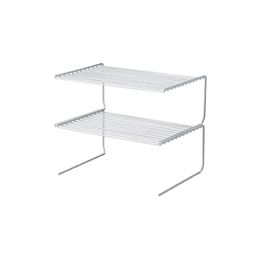 SHIMOYAMA Kitchen Cabinet Storage Shelf Stackable Organiser Spice Rack Metal Space Saving Dish Drying Plate Holder Shelves