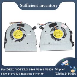 Pads For DELL VOSTRO 5460 V5460 V5470 5470 14z3526 Inspiron 145439 A Pair of Laptop CPU Cooling Fan Replacement DFS531005PL0T