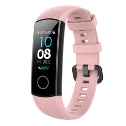 Silicone Straps For Huawei honor 4 5 CRS-B19 B19S Smart Bands Replacement Watchband TPU Material Wristband Smart Accessories