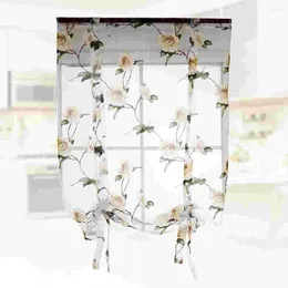 Curtain Roman Blind Shutters Floral Blinds Semi Sheer Curtains Window Coverings