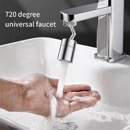 Flexible 720° Extendable Kitchen Faucet Extender Plastic Splash Filter Faucets Bubbler Nozzle Robotic Arm for Kitchen Bathroom