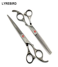 Hair scissors 7 INCH Cutting scissors Thinning shears 65 INCH LYREBIRD Black Dog Grooming scissors NEW6939367