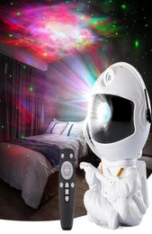 Night Lights Astronaut Starry Star Projector Lamp Colorful Galaxy Sky LED Light Kids Bedroom Projection Room Decoration GiftsNight6884177