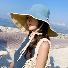 Wide Brim Hats Heat Dissipation Sun Hat Stylish Women's With Windproof Strap Uv Protection For Camping Beach Gardening