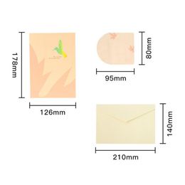 3D Pop-Up Hummingbird Bird Pattern Eye-catching Attractive Greeting Card for Birthday Father's Day Mother's Day Wedding Envelope