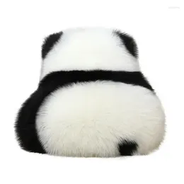 Carpets Super Soft Plush Panda Rug Fluffy Hairy Small Floor Mat Antislip Doll Style Carpet Adorable Cute Thick Pile Room