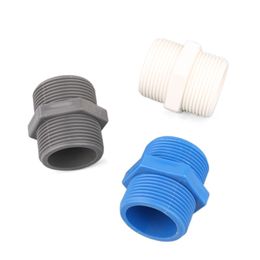 2pc PVC OutSide Male Thraed Straight Connector 20/25/32/40/50/63mm Water Pipe Adapter Aquarium Tank Tube Fittings