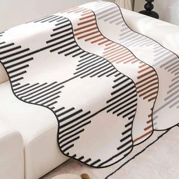 Chair Covers Non Slip Sofa Cushion Cloud-Shaped Couch Furniture Protector Replacement Slipcover Striped