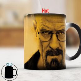 Breaking Bad Mug 11oz Colour Changing Magic Ceramic Creative Coffee Mugs Friends Gift Mug Dropshipping