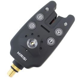 Hirisi 2pcs Carp Fishing Bite Alarm with Volume Tone Sensitivity Control LED Indicator B1101 Fishing Accessories