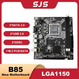 Motherboards SJS B85 Motherboard LGA 1150 6/7/8/9 Core i3 i5 i7 E3 DDR3 1600MHz 16GB M.2 SATA USB3.0 VGA DP HDMICompatible Desktop placa mae