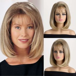 Wig hot selling fashion micro curl short hair Qi bangs chemical fiber headgear