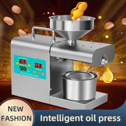 Pressers oil extraction machine peanuts soy bean oil Press machine 220v Intelligent olive oil Extractor home 110v Cold/Hot Squeeze RG312