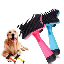 4 Colours Puppy Cat Faded Comb Hair Brush Plastic Pet Dog Grooming Supplies for Small Dogs Cats Brushes cat Products for Pets