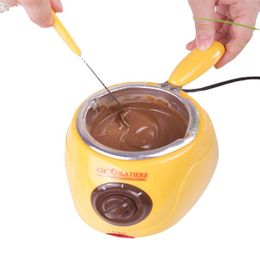 Household Chocolate Melting Furnace DIY Handmade Chocolate Machine Electric Heating Butter Melting Pot Fondue Mould Baking Tools