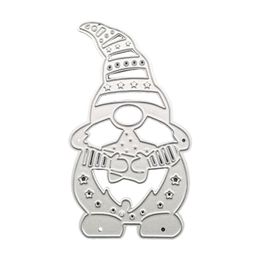 Christmas Gnome Metal Cutting Dies Stencil DIY Scrapbooking Album Paper Card Template Mould Embossing Decoration