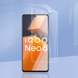 For vivo iQOO Neo6 Neo 6 SE T2 Clear TPU / Matte Anti-Fingerprints Hydrogel Full Cover Soft Screen Protector Film ( Not Glass )