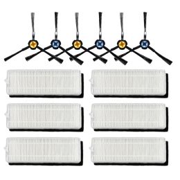 Hepa Filter Side Brush Mop coth Replacement for chuwi ilife A7 A9S robot vacuum cleaner Parts Dust Filter Mop Pad Rag