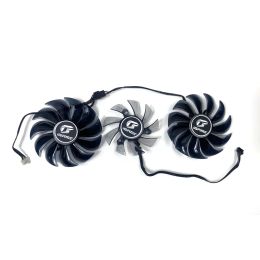 Pads Original 3PCS 85MM 75MM 4PIN PVA080E12R iGame RTX2080 2070 2060 1660 Advanced GPU FAN For Colorful RTX2080 TI 2070 TI 1660 SUPER