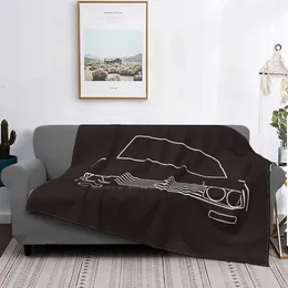 Blankets Capri 2.8i Iii Classic Car Outline Graphic ( White ) Air Conditioning Soft Blanket 2 8i 3 Coupe Fastback