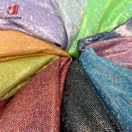 150cm*50/100cm Glitter Laser Polyester Fabric Iridescent Holographic Wedding Party Background Doll Clothing Decor Material DIY