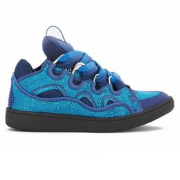 Marciapiedi sneaker in pelle di lusso Lavines Scarpe designer per uomini Donne Sneaker casual straordinarie Paris Platform in gomma in gomma da uomo Sneaker scarpe da ginnastica