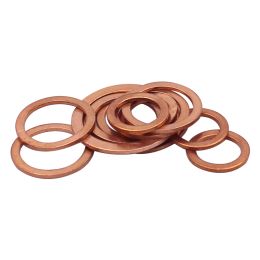 Boat Red Brass Copper Flat Sealing Washer M8 M10 M12 M13 M14 M16 M17 M18 M20 M22 M24 M27 M33 M36 M42 Flat Seal Gasket Ring