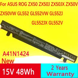 Batteries New A41N1424 Laptop Battery For ASUS ROG ZX50 ZX50J ZX50JX ZX50V ZX50VW GL552 GL552VW GL552J GL552JX GL552V 15V 48Wh 4 Cells