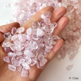 100g 3 Size Natural Pink Rose Quartz Crystal Gravel Stone Rock Chips Healing Natural Stones And Minerals