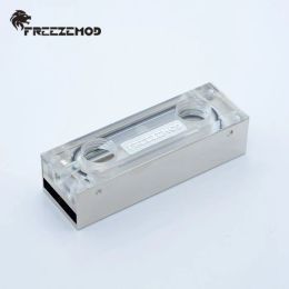 Cooling FREEZEMOD computer pc water cooler hard drive M2 solid state hard Disc cooling water block for 2280. M2ZBSR