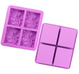 4 Wave Spray Silicone Hand Soap Cake Mould DIY Baking Mould Dessert Decoration Accessories Bakery Supplies8914587