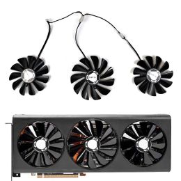 Pads XFX NEW 3PCS 95MM 85MM 4PIN CF1010U12S RX5700 GPU FAN For XFX RX 5700 XT 5800 5900XT RX5700 RX5800 Graphics Card Fan