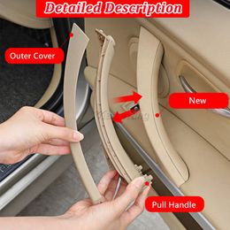 Car Inner Handle Interior Door Panel Pull Trim Cover Spray Painted Left/Right For BMW 3 series E90 E91 316 318 320 325 328