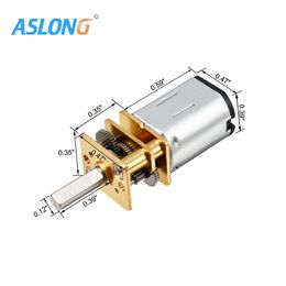 N20-5pcs Micro N20 Gear Motor DC 3V-6V 50/100RPM Slow Speed Mini 9mm Full Metal Gearbox Gear Reducer Motor Car Electronic lock