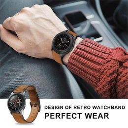 Leather Strap For OnePlus Watch 2 46mm OPPO Watch X 4 Pro Retro Bracelet For Realme Watch 3 S T1 Classic Look Smart Watchband