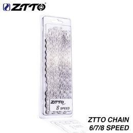 ZTTO 8 Speed Chain Mountain Bike Road Bicycle Parts High Quality Durable Chains Missing Link For Parts K7 System MTB