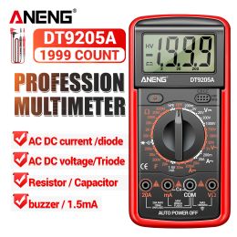 ANENG DT9205A-12 1999 counts Digital Multimeter AC/DC current Voltage Tester Electrical Test Meter Profesional Analog Multimetr