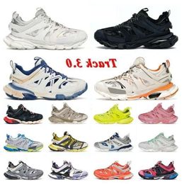 Factory Direct Sale top Brand Track Casual Shoes Triple Black White Beige Tracks Runners 3 3.0 Luxury Trainers 36-45