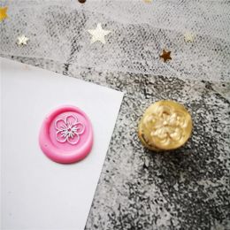 MINI wax stamp 12mm 1.2cm diameter brass head fresh logo Cherry Blossom/Pearl Milk Tea/plante/Strawberry/Knot Cake seal stamp