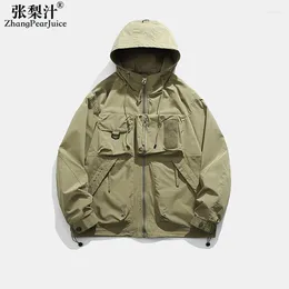 Men's Jackets Casual Men Baseball Jacket Fashion Military Hooded Spring And Autumn Outdoor Coat Clothing