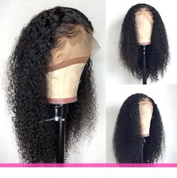 Deep Wave Wig 360 Lace Frontal Wig Pre Plucked With Baby Hair 180 Density Curly Human Hair Wigs For Black Women2796549