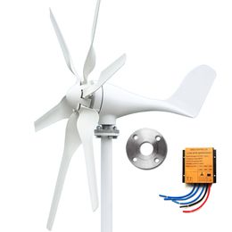 400W/800W 12V/24V MPPT Wind Turbine Generator 3/5/6 Blades Wind Generator Permanent Magnet Alternator Home Use Aerogenerator