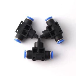 Improvement Pneumatic Air 2 Way Quick Fittings Push Connector Tube Hose Plastic 4mm 6mm 8mm 10mm 12mm Pneumatic Parts