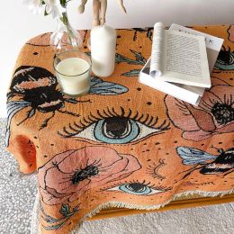 Nordic Leisure Blankets And Throws Home Decor Aesthetics Sofa Towel Bohemian Picnic Blanket Cover Tablecloth Tapestry Room Rug