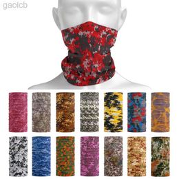 Fashion Face Masks Neck Gaiter Tactical Camouflage Bandana Women Balaclava Men Wargame CP Military Hunting Cycling Mask Scarf Running Headband 24410