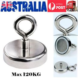 Hooks Magnetic Pulling Earth Tool With Countersunk Hole Eyebolt For Home Workplace Kitchen Office Garage